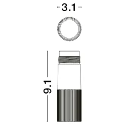 Faretti Da Incasso-Selezionato da Mazzolaluce Faretto da incasso nero led dali 12w 3000k cri90 spoty
