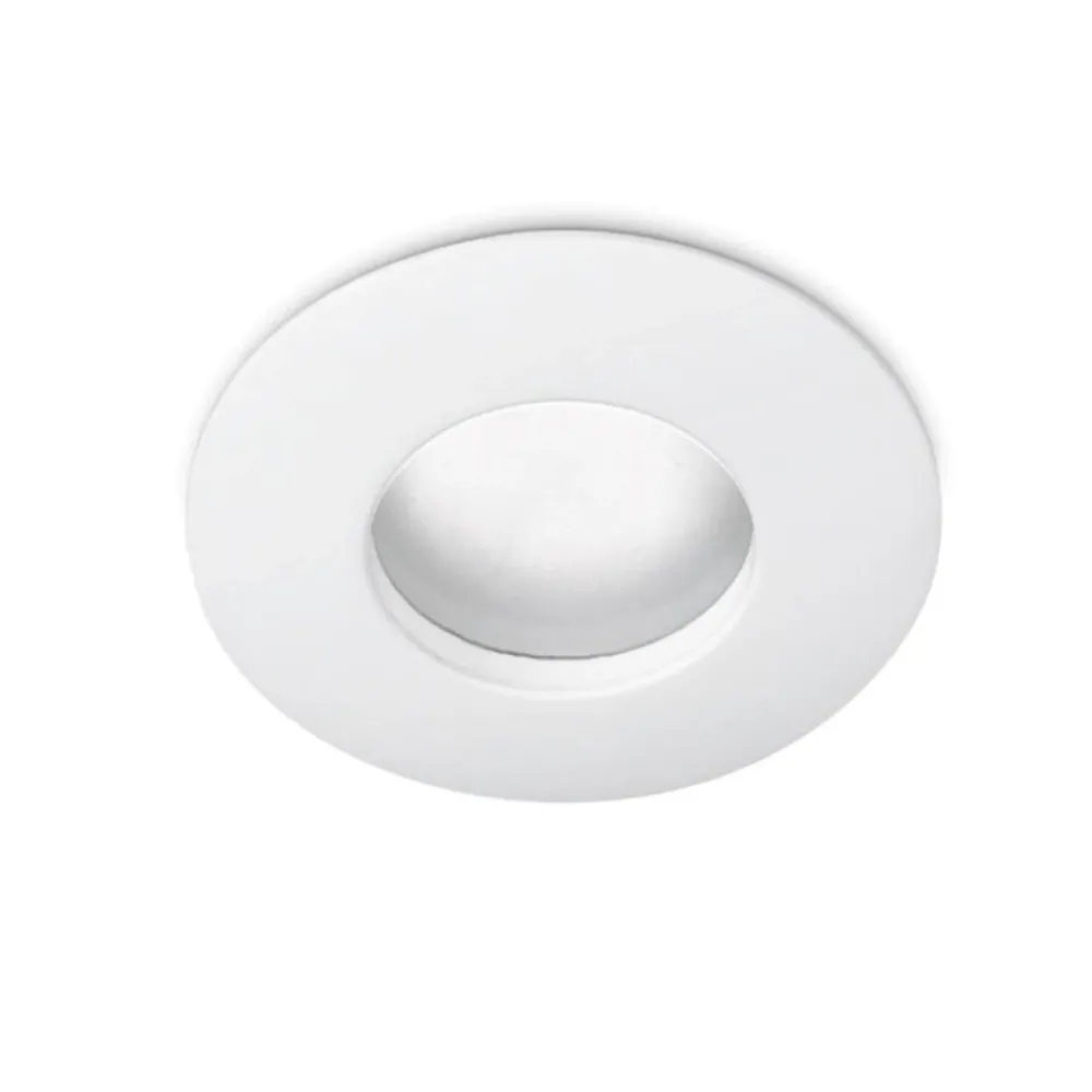 Faretti Da Incasso-Gea Luce Faretto da incasso per bagno doccia bianco rotondo
