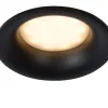 Faretti Da Incasso-Selezionato da Mazzolaluce Faretto da incasso per bagno doccia ip44 rotondo nero gu10