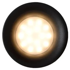 Faretti Da Incasso-Selezionato da Mazzolaluce Faretto da incasso per bagno doccia ip44 rotondo nero gu10