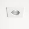 Faretti Da Incasso-Selezionato da Mazzolaluce Faretto da incasso per controsoffitto bagno doccia quadrato bianco