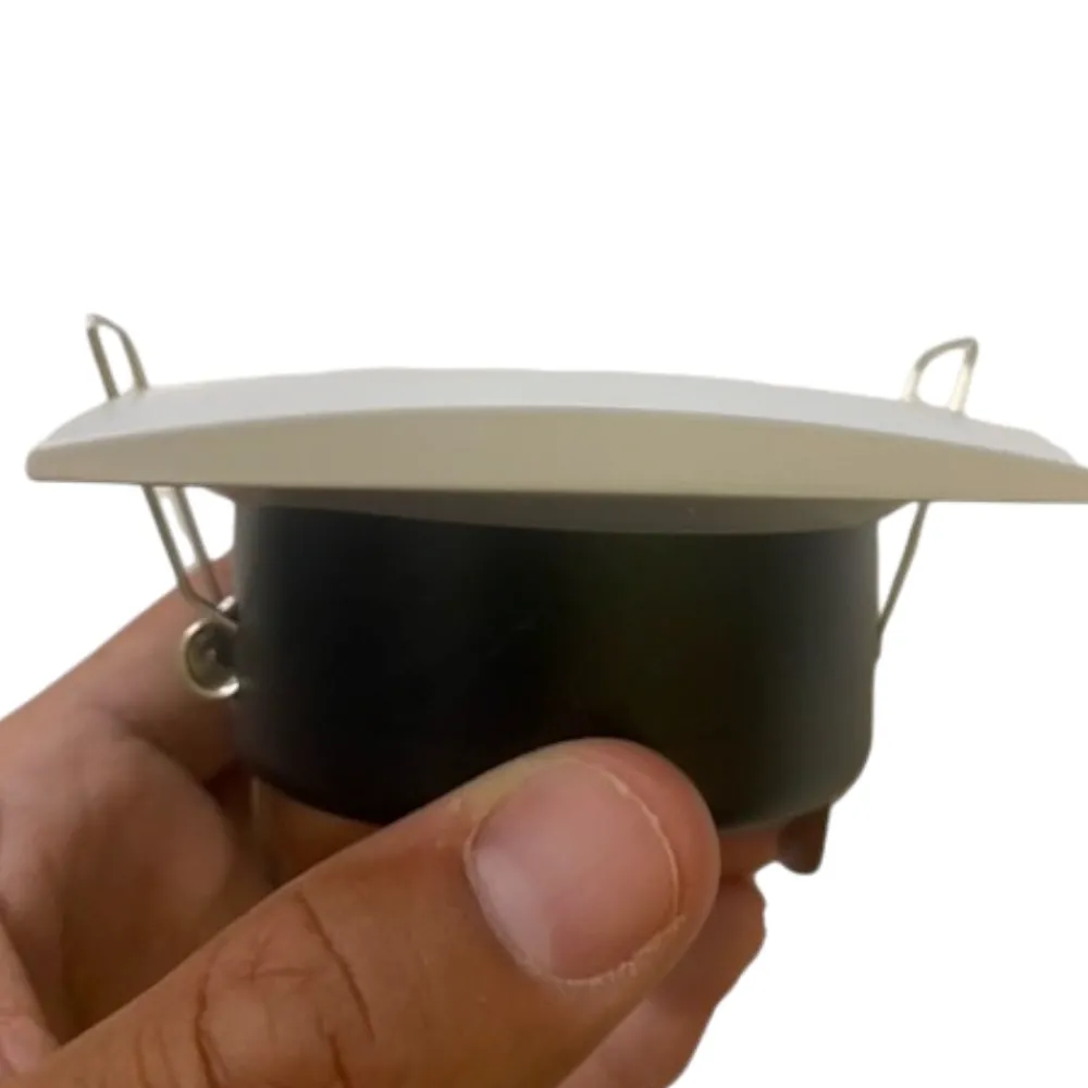 Faretti Da Incasso-Selezionato da Mazzolaluce Faretto da incasso per controsoffitto bagno doccia quadrato bianco