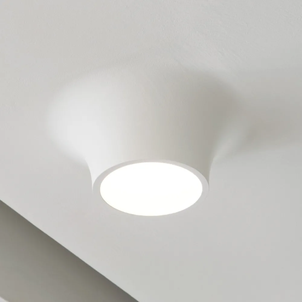 Faretti Da Incasso-Selezionato da Mazzolaluce Faretto da incasso per controsoffitto in gesso tondo led 13w 3000k