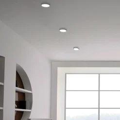Faretti Da Incasso-Selezionato da Mazzolaluce Faretto da incasso per controsoffitto in gesso tondo led 13w 3000k