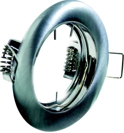 Faretti Da Incasso-Selezionato da Mazzolaluce Faretto da incasso per soffitto nickel satinato rotondo gu10