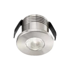 Faretti Da Incasso-Gea Luce Faretto da incasso rotondo led 3w 4000k nickel glam