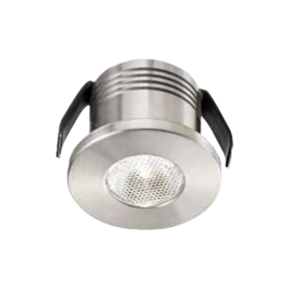 Faretti Da Incasso-Gea Luce Faretto da incasso rotondo led 3w 4000k nickel glam