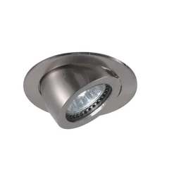 Faretti Da Incasso-Selezionato da Mazzolaluce Faretto da incasso rotondo nickel orientabile