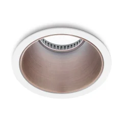 Faretti Da Incasso-Gea Luce Faretto da incasso soffitto rame ceres rotondo