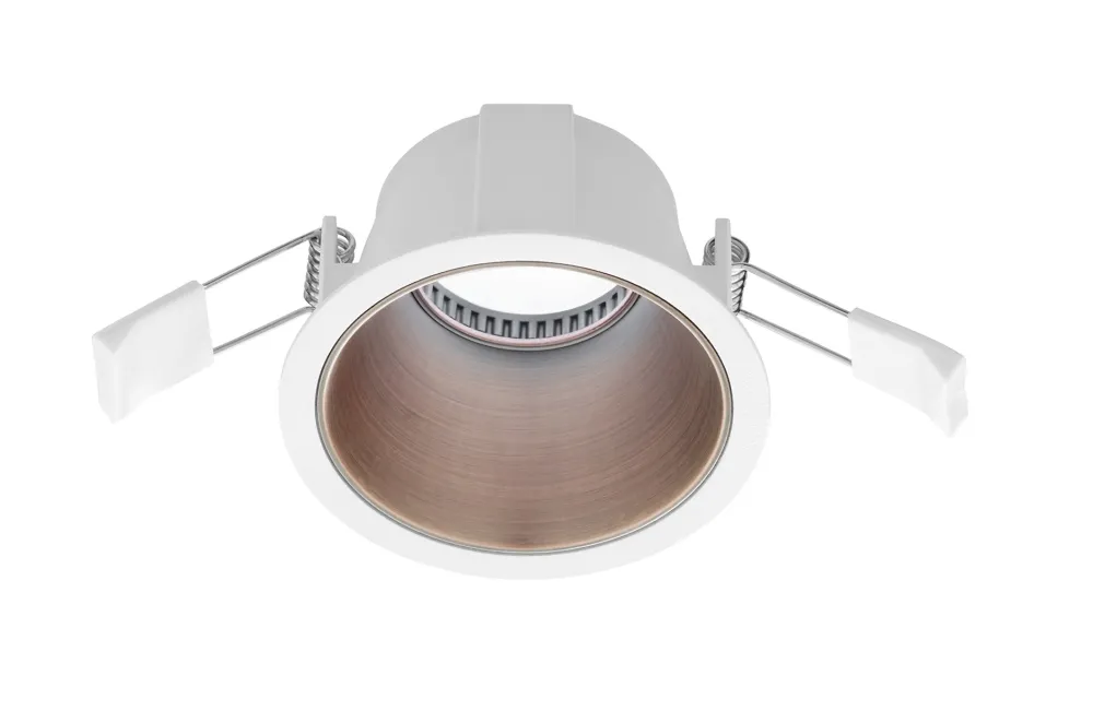 Faretti Da Incasso-Gea Luce Faretto da incasso soffitto rame ceres rotondo