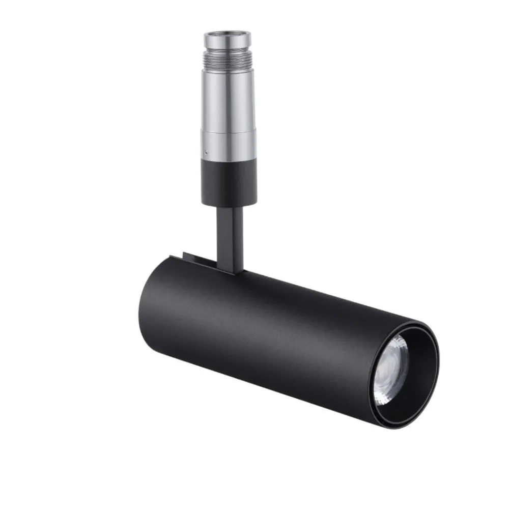 Faretti Da Incasso-Selezionato da Mazzolaluce Faretto da incasso spoty led 23w 3000k cri90 48v nero orientabile