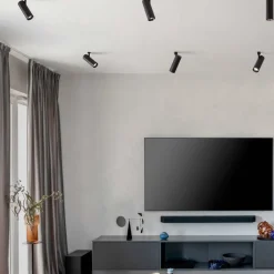 Faretti Da Incasso-Selezionato da Mazzolaluce Faretto da incasso spoty nero led 15w 3000k dali cri90 orientabile