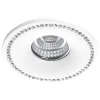 Faretti Da Incasso-Selezionato da Mazzolaluce Faretto da incasso tondo decorativo bianco con cristalli per cartongesso