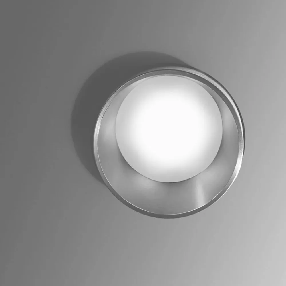 Faretti Da Incasso-Sforzin Illuminazione Faretto da incasso tondo sporgente alluminio sforzin thessaly