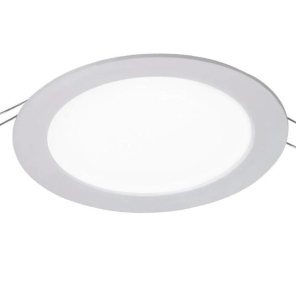 Faretti Da Incasso-Selezionato da Mazzolaluce Faretto da incasso 18w 4000k rotondo bianco per controsoffitto