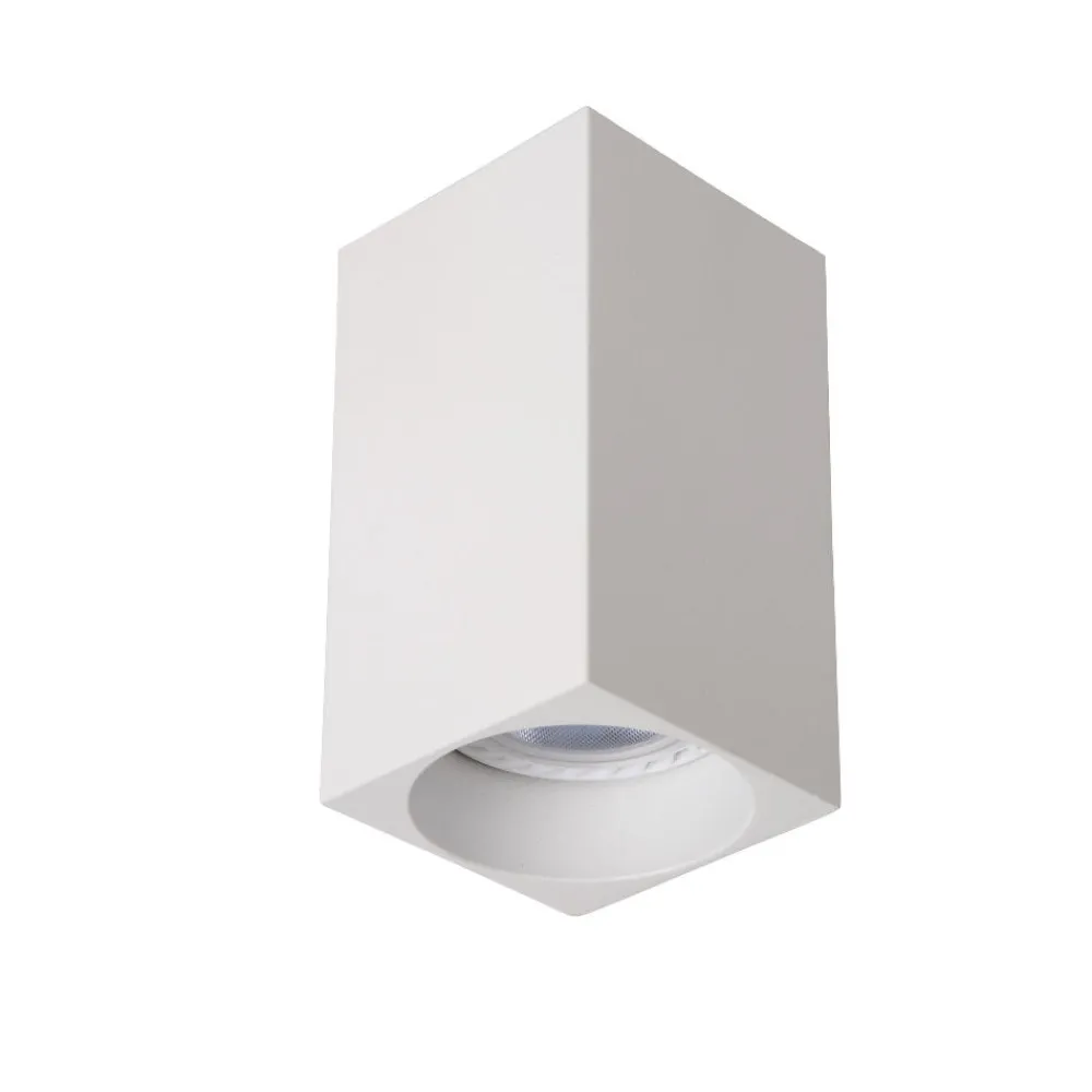 Faretti Da Soffitto-Selezionato da Mazzolaluce Faretto da soffitto bianco dimmerabile squadrato