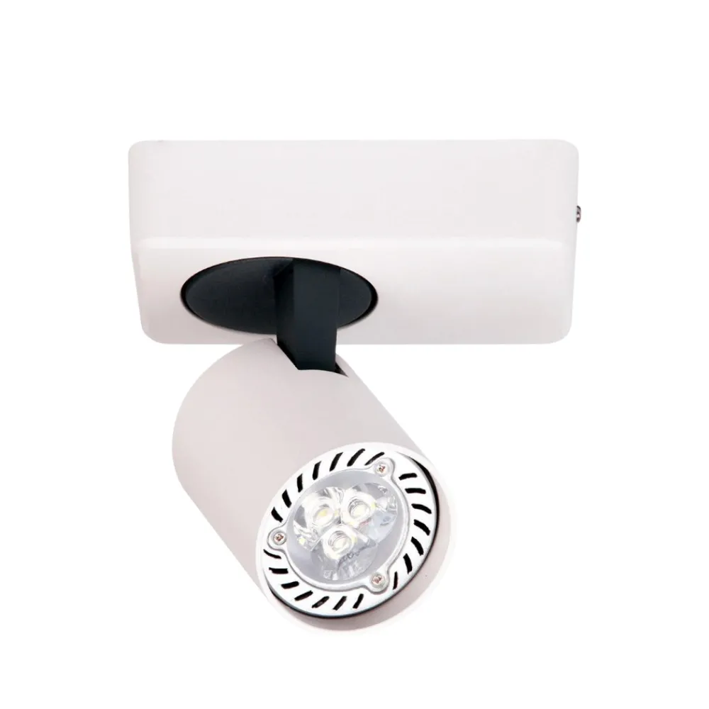 Faretti Da Soffitto-Selezionato da Mazzolaluce Faretto da soffitto bianco orientabile fp