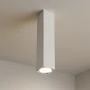 Faretti Da Soffitto-Top Light Faretto da soffitto bianco squadrato
