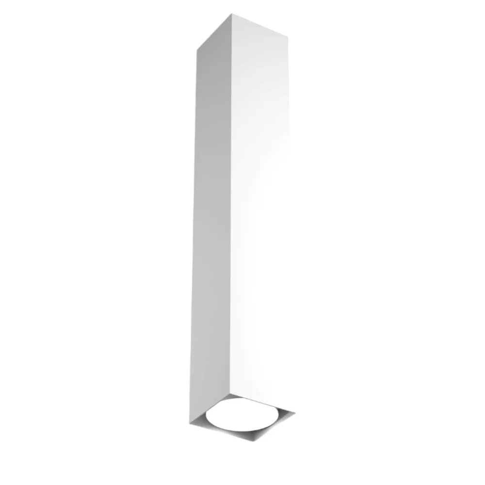 Faretti Da Soffitto-Top Light Faretto da soffitto bianco squadrato