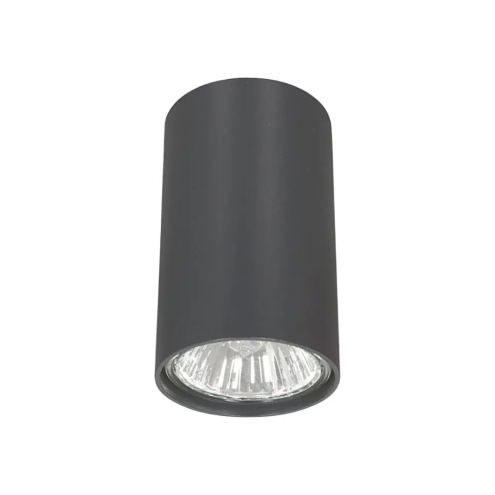 Faretti Da Soffitto-Selezionato da Mazzolaluce Faretto da soffitto cilindro colore grafite