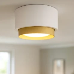 Faretti Da Soffitto-Sforzin Illuminazione Faretto da soffitto cilindro bianco oro sforzin syme