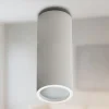 Faretti Da Soffitto-Selezionato da Mazzolaluce Faretto da soffitto cilindro di cristaly gesso pitturabile