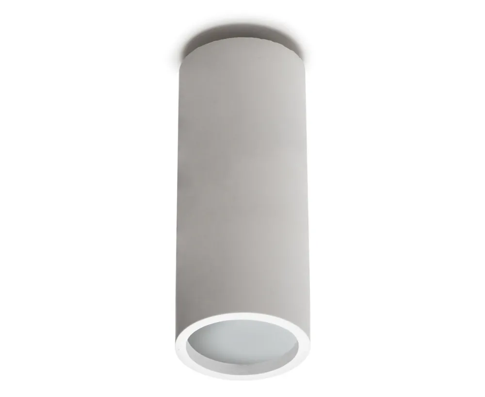 Faretti Da Soffitto-Selezionato da Mazzolaluce Faretto da soffitto cilindro di cristaly gesso pitturabile