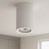 Faretti Da Soffitto-Selezionato da Mazzolaluce Faretto da soffitto cilindro gesso cristaly pitturabile