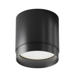 Faretti Da Soffitto-Maytoni Faretto da soffitto cilindro nero polar