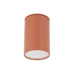 Faretti Da Soffitto-Selezionato da Mazzolaluce Faretto da soffitto cilindro colore mattone