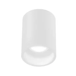 Faretti Da Soffitto-Selezionato da Mazzolaluce Faretto da soffitto cilindro bianco di alluminio