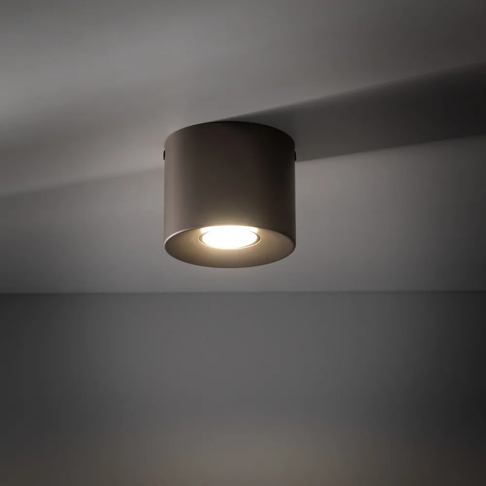 Faretti Da Soffitto-Selezionato da Mazzolaluce Faretto da soffitto cilindro corto bronzo