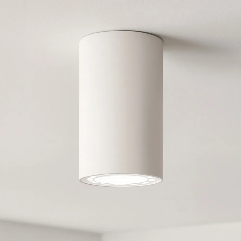 Faretti Da Soffitto-Linea Light Faretto da soffitto cilindro bianco birba s
