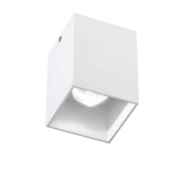 Faretti Da Soffitto-Selezionato da Mazzolaluce Faretto da soffitto cubo bianco per interno
