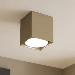 Faretti Da Soffitto-Top Light Faretto da soffitto cubo sabbia quadrato
