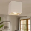 Faretti Da Soffitto-Selezionato da Mazzolaluce Faretto da soffitto di metallo bianco quadrato