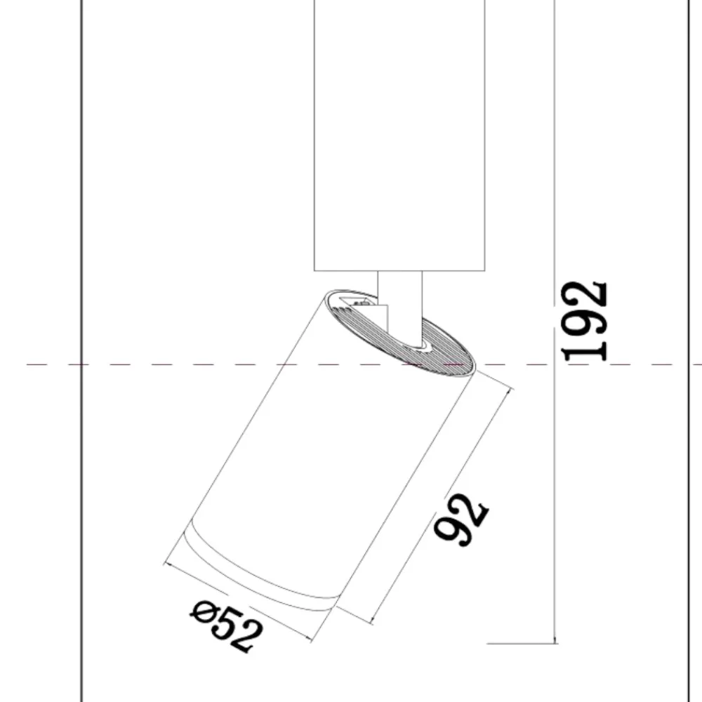 Faretti Da Soffitto-Maytoni Faretto da soffitto focus bianco orientabile