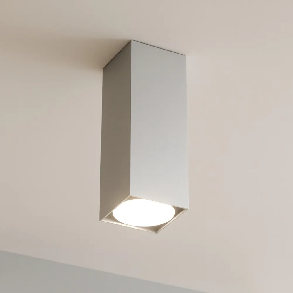 Faretti Da Soffitto-Top Light Faretto da soffitto grigio squadrato