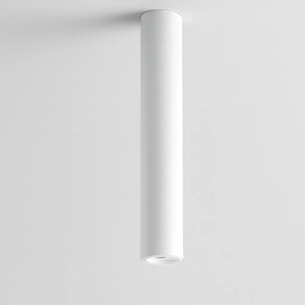 Faretti Da Soffitto-Linea Light Faretto da soffitto h60 cm cilindro bianco birba