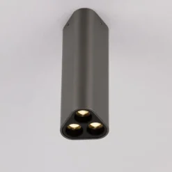 Faretti Da Soffitto-Selezionato da Mazzolaluce Faretto da soffitto led 3000k nickel h15cm