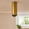 Faretti Da Soffitto-Selezionato da Mazzolaluce Faretto da soffitto led 3000k oro opaco