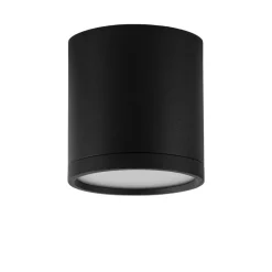 Faretti Da Soffitto-Selezionato da Mazzolaluce Faretto da soffitto led 7w 3000k cilindro nero