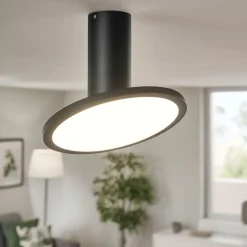 Faretti Da Soffitto-Selezionato da Mazzolaluce Faretto da soffitto led 18w 3000k 1600 lumen orientabile nero