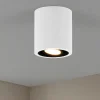 Faretti Da Soffitto-Selezionato da Mazzolaluce Faretto da soffitto luce gu10 orientabile cilindro bianco e nero