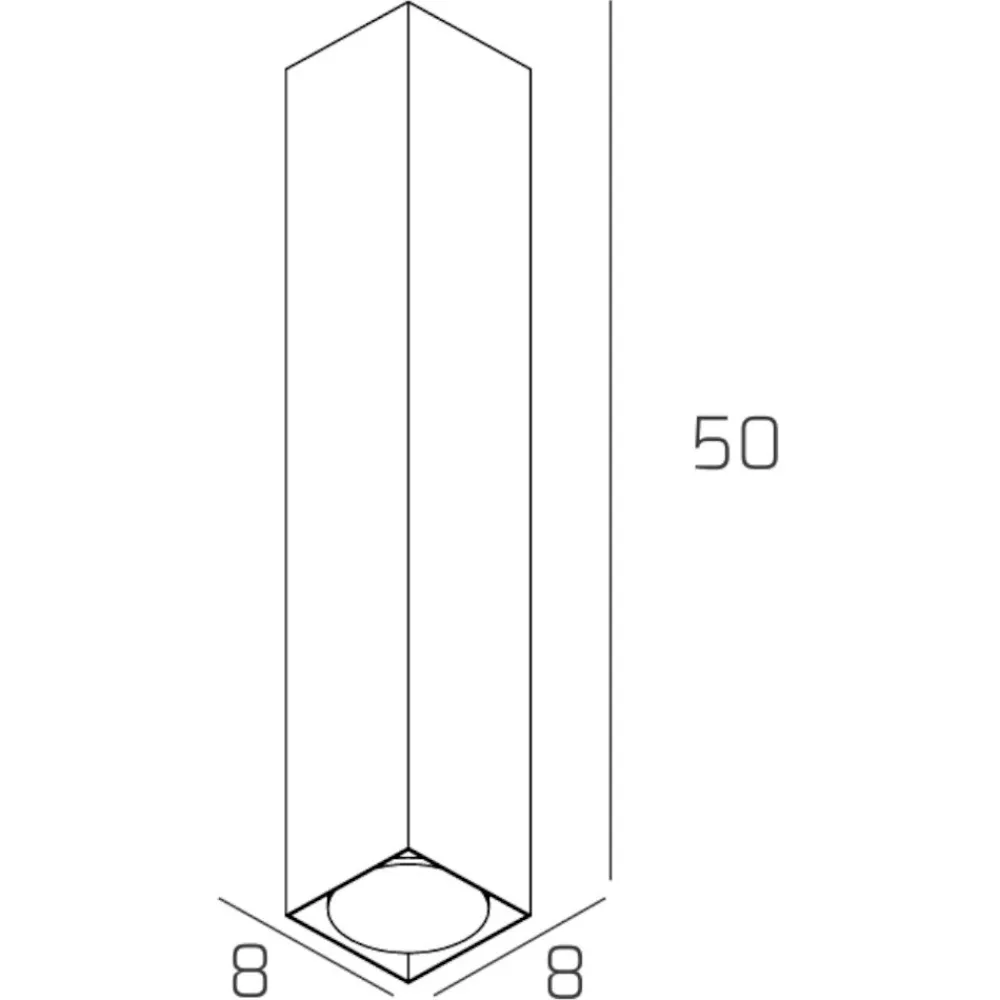 Faretti Da Soffitto-Top Light Faretto da soffitto metallo sabbia toplight plate