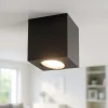 Faretti Da Soffitto-Gea Luce Faretto da soffitto nero cubo orientabile