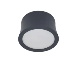Faretti Da Soffitto-Selezionato da Mazzolaluce Faretto da soffitto nero led 7w 4000k rotondo