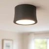 Faretti Da Soffitto-Selezionato da Mazzolaluce Faretto da soffitto nero rotondo led 7w 3000k