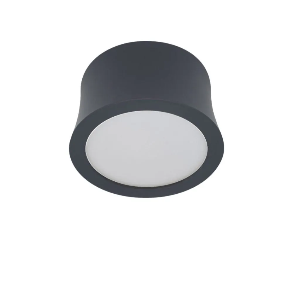 Faretti Da Soffitto-Selezionato da Mazzolaluce Faretto da soffitto nero rotondo led 7w 3000k