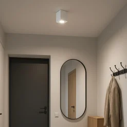 Faretti Da Soffitto-Selezionato da Mazzolaluce Faretto da soffitto orientabile bianco per ingresso